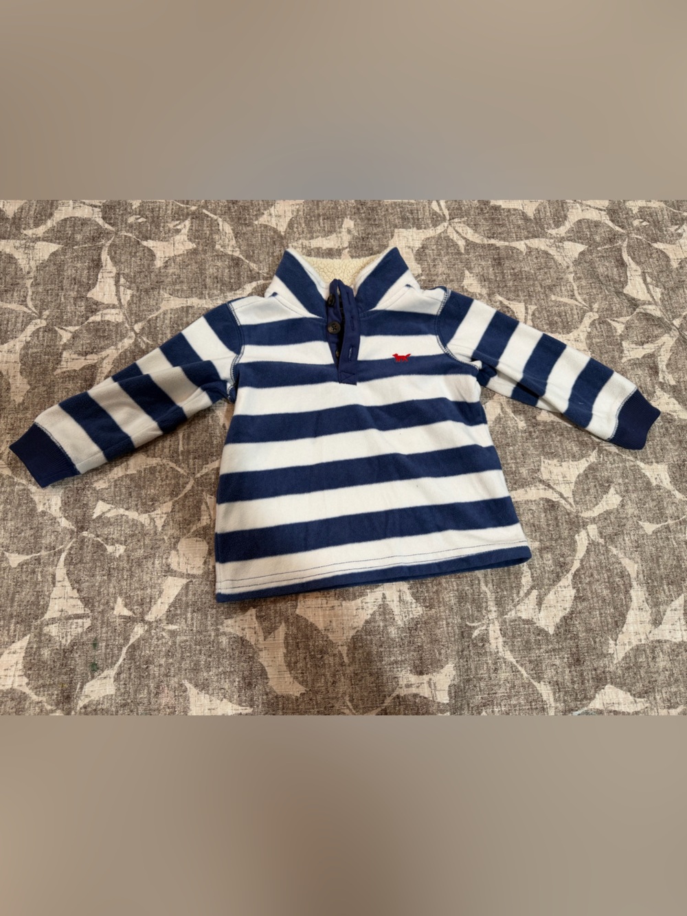 Carter's Navy and White Striped Pullover Sweater